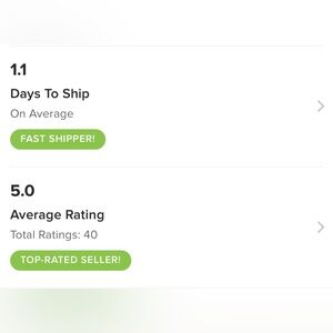 5 STAR SELLER! Fast shipping